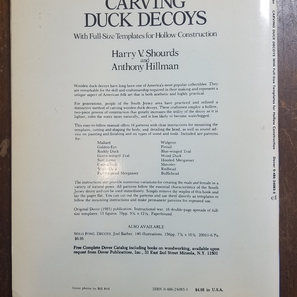 Vintage Duck Carving Whittle&Carve Crafting Diy Book Set of 2 - Picture 4 of 13